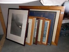A varied selection of used picture frames