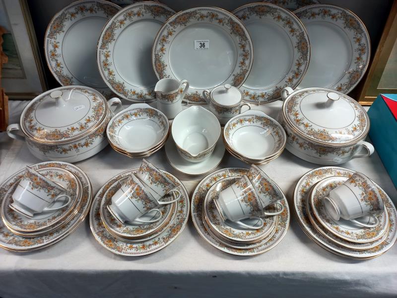 42 pieces of Noritake tea and dinner ware, COLLECT ONLY. - Image 3 of 5