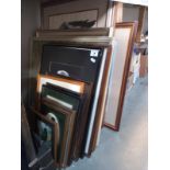 A selection of various used pictures frames COLLECT ONLY