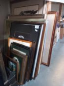 A selection of various used pictures frames COLLECT ONLY
