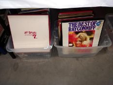 2 boxes of LP vinyl record box sets including Jeff Conaway etc.