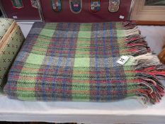 A Welsh blanket (approximately 190cm x 300cm)