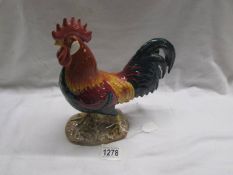 A 10" high beautifully coloured Beswick leghorn cockerel, No. 1982.