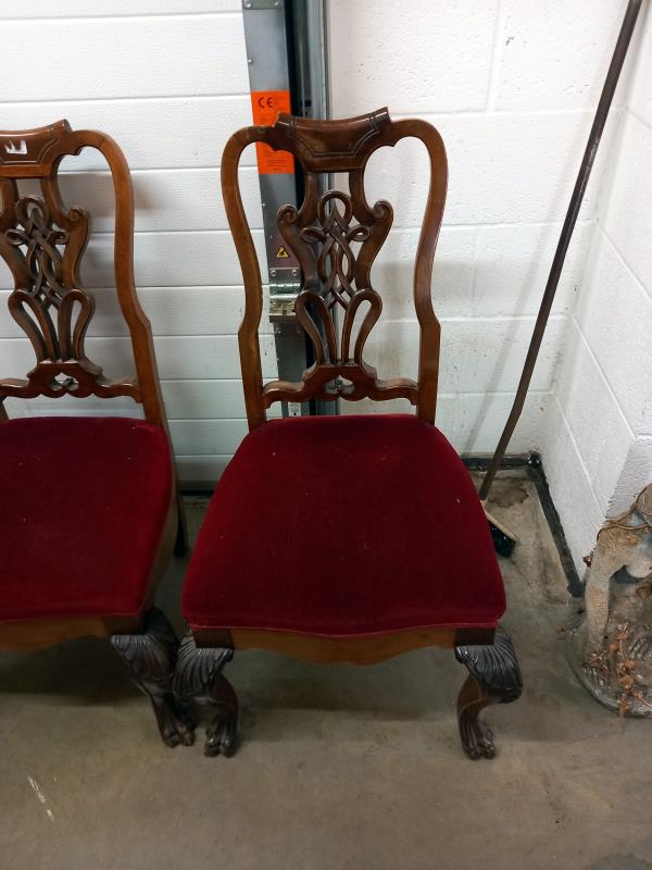 A good set of mahogany dining chairs. COLLECT ONLY. - Bild 5 aus 5