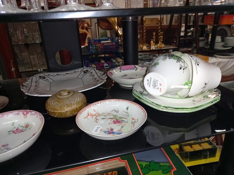A quantity of Shelley cups, side plates, also Chinese tea cups, saucers and tea pot etc. - Image 3 of 3