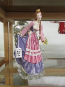 A Princess of the Glass Mountain figure complete with glass stand.