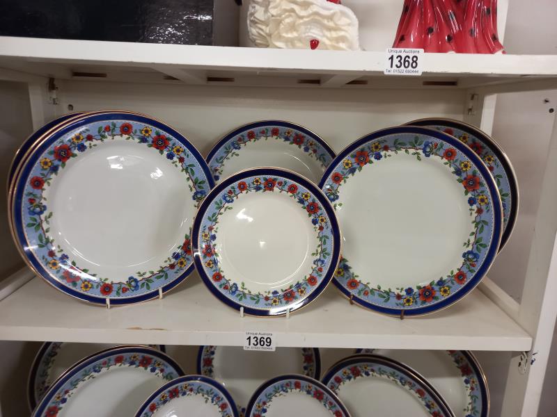 48 pieces of Staffordshire dinnerware including platters, tureens etc., COLLECT ONLY. - Image 2 of 5