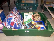 A quantity of miscellaneous electric & board games including Britain's got talent & Sudoku etc