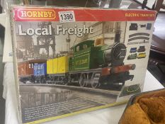 A Hornby R1085 local freight electric train set.