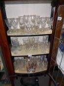 A varied selection of drinking glasses