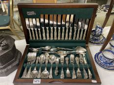 A canteen of silver plated cutlery by Arthur Price.