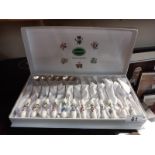 A set of boxed Portmeirion cake forks & spoons
