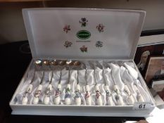 A set of boxed Portmeirion cake forks & spoons