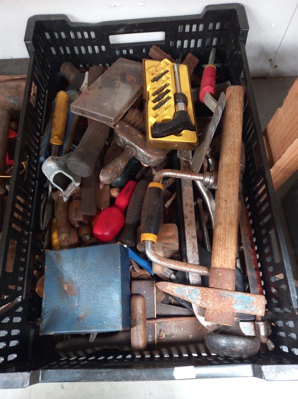 2 large boxes of general old tools. Collect Only. - Image 3 of 3