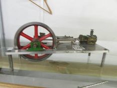 A scratch built Stuart Turner Simplex cylinder and motion work wheel.