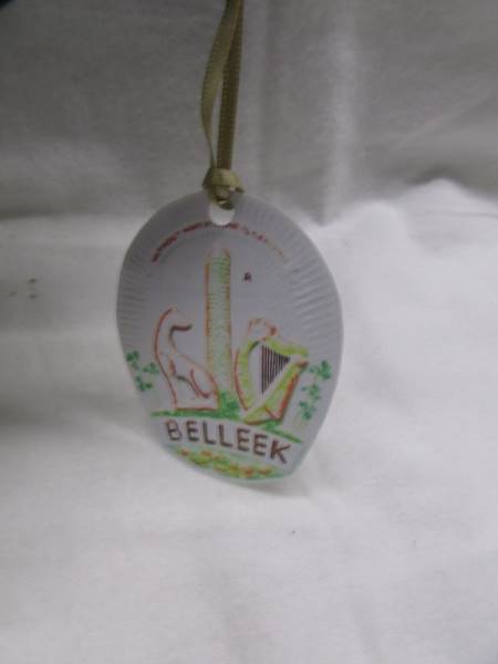 A Belleek porcelain doll (Belleek mark on back on neck and Belleek label). - Image 7 of 7