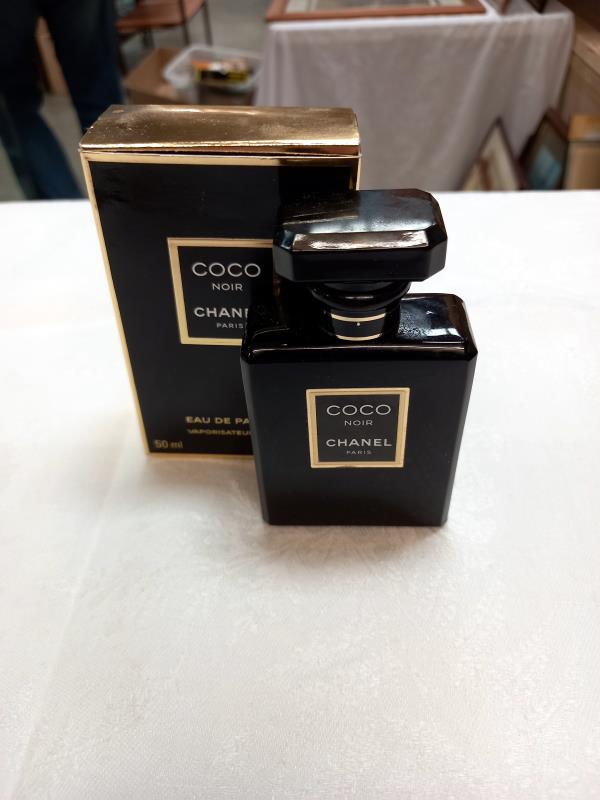 A bottle of Coco Mademoiselle by Chanel 90% full. Boxed Coco Noir 25% full. Anais Anais - Image 3 of 4