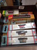 A quantity of boxed N gauge goods wagons including Lima Hornby miniature etc.