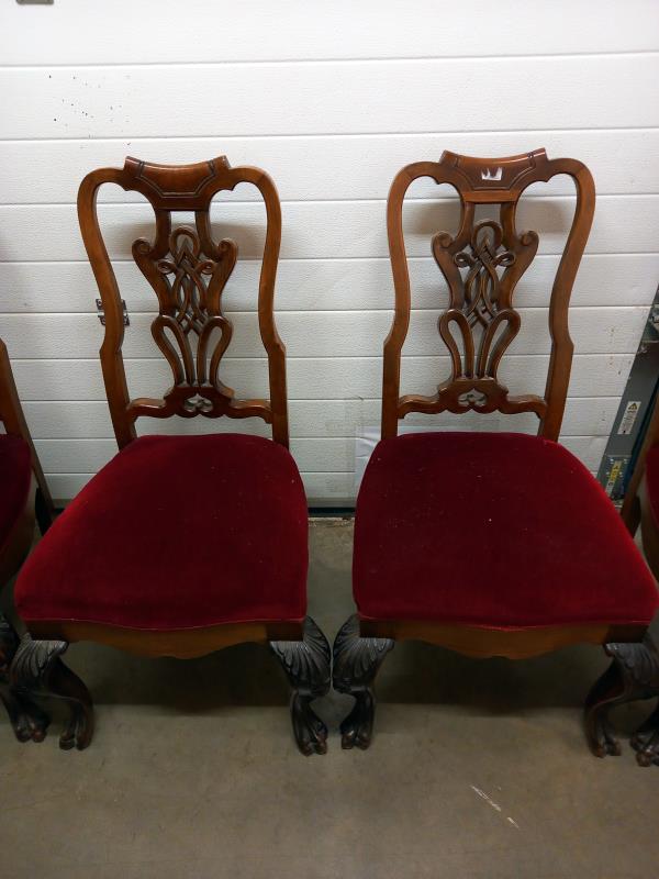 A good set of mahogany dining chairs. COLLECT ONLY. - Bild 4 aus 5