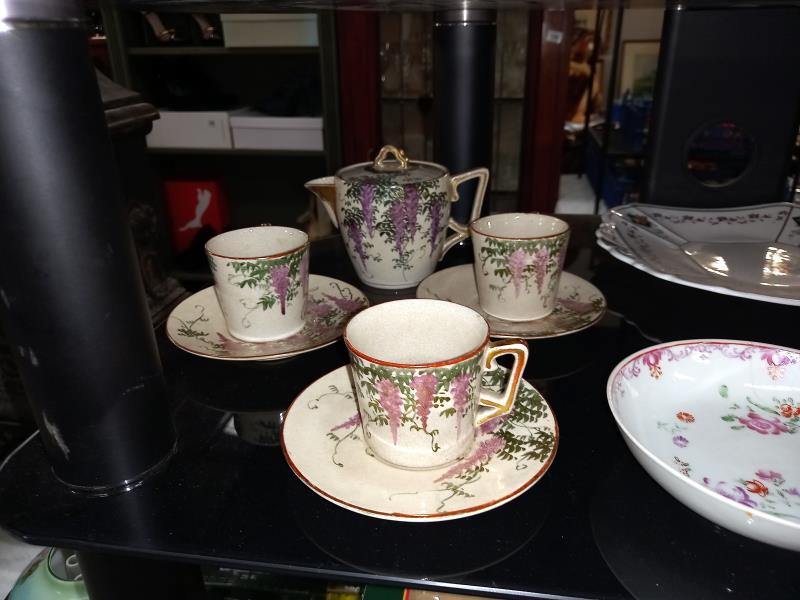 A quantity of Shelley cups, side plates, also Chinese tea cups, saucers and tea pot etc. - Image 2 of 3