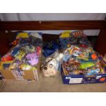 A mixed lot of McDonalds toys including Tweenies, Action Man & Bill & Ben plus happy meal boxes