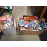 A large lot of McDonalds toys still in bags, from the 90'sand 2000's, may have some complete lots