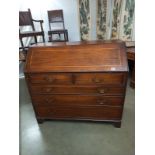 A large Victorian mahogany Bureau.