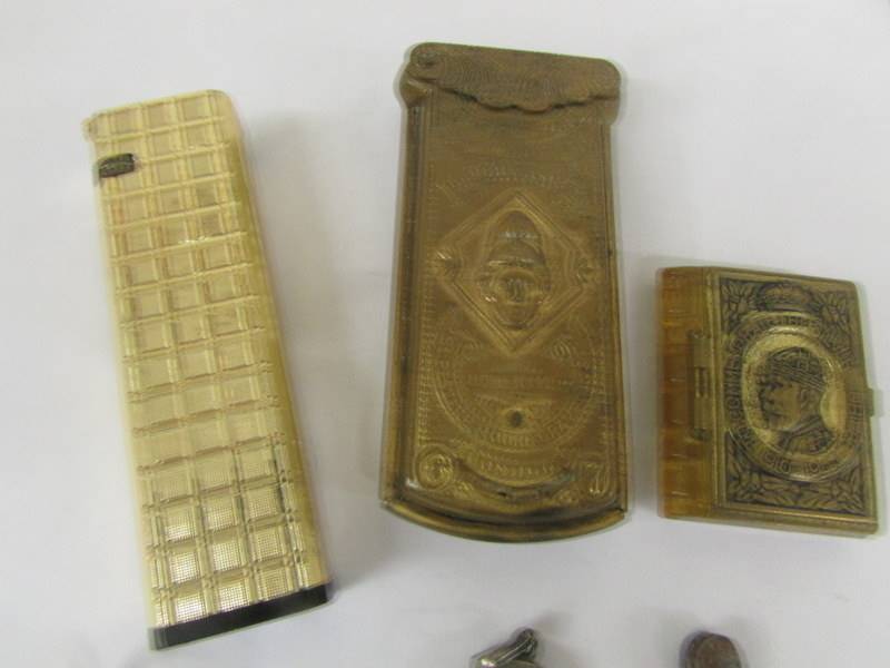 A mixed lot of lighters, match holders, pocket knives etc., - Image 2 of 4