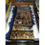 2 tapestries, a Tiger and a Stag and Deer.