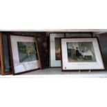 A quantity of framed & glazed pictures & prints