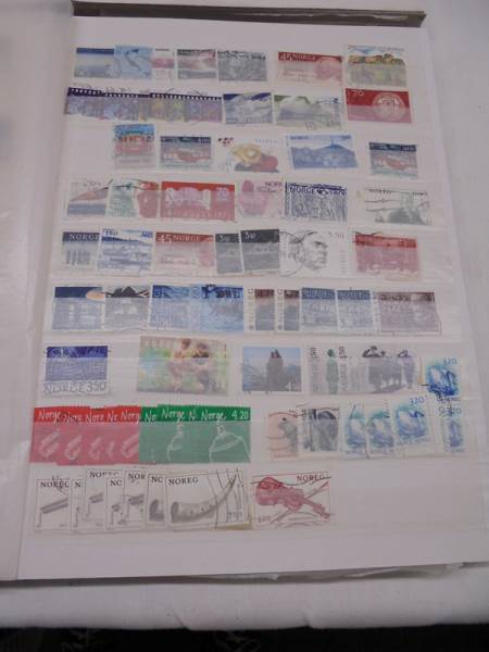 Two albums of European stamps including Norway, Finland, San Marino, Andora, Luxemburg etc., - Image 4 of 11