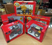 5 boxed Britain's farms vehicles including: 42802, 42898, 42330, 9460 & 9573.