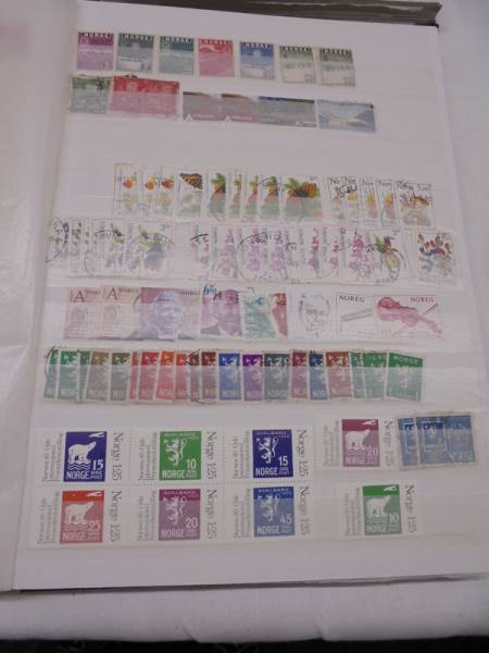 Two albums of European stamps including Norway, Finland, San Marino, Andora, Luxemburg etc., - Image 6 of 11