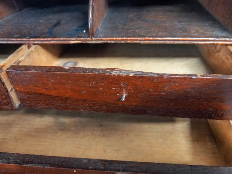 A large Victorian mahogany Bureau. - Bild 4 aus 11