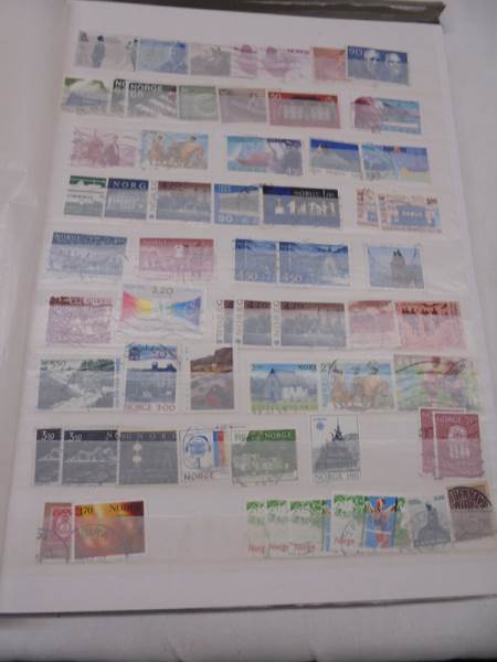 Two albums of European stamps including Norway, Finland, San Marino, Andora, Luxemburg etc., - Image 5 of 11