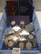 A mixed lot of collector's and commemorative coins.