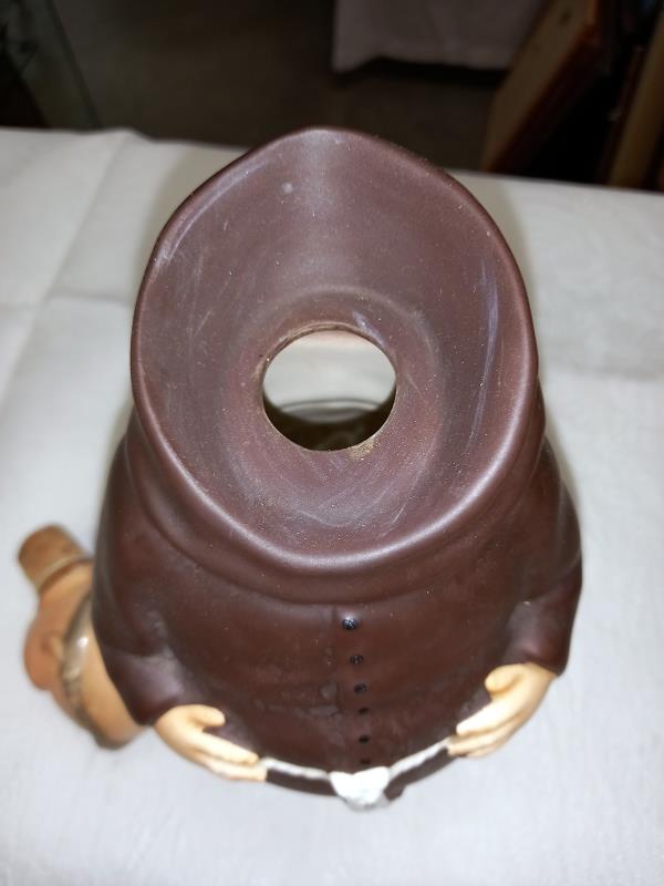 A Goebel monk decanter and 2 salt pots. - Image 3 of 4