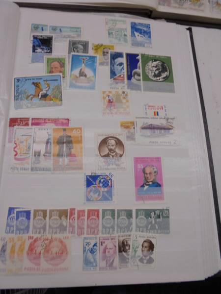 Three albums of Czech Republic, Hungary and Romania stamps. - Image 9 of 13