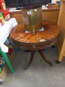 A modern small round coffee/hall table (diameter 60cm, height 59cm) COLLECT ONLY