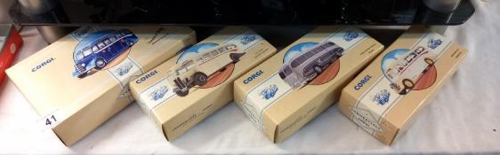 4 Corgi Classics coaches