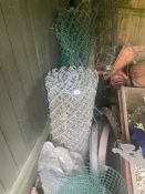 Several rolls of chain link fencing. Collect Only.