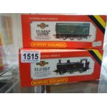 A boxed Hornby '00' R.058 BR Jinty loco and R.156 Diesel shunter.