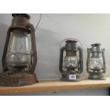 3 oil lamps.