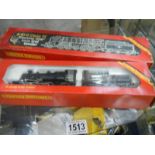 Two boxed Hornby '00' gauge R.857 BR loco Ivatt class 3, R.065 BR 2-10-0 Evening Star.