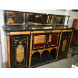 An early Victorian inlaid sideboard. COLLECT ONLY.