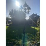 A garden lamp. 7ft 6 inch high. Collect Only.