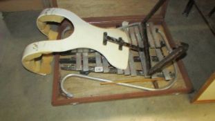 An old 'Glockenspiel' with harness. COLLECT ONLY.