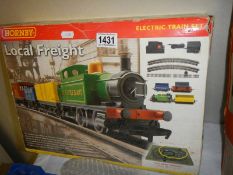 A Hornby Local Freight electric train set.