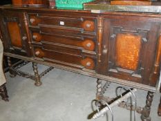 A large oak sideboard, COLLECT ONLY.