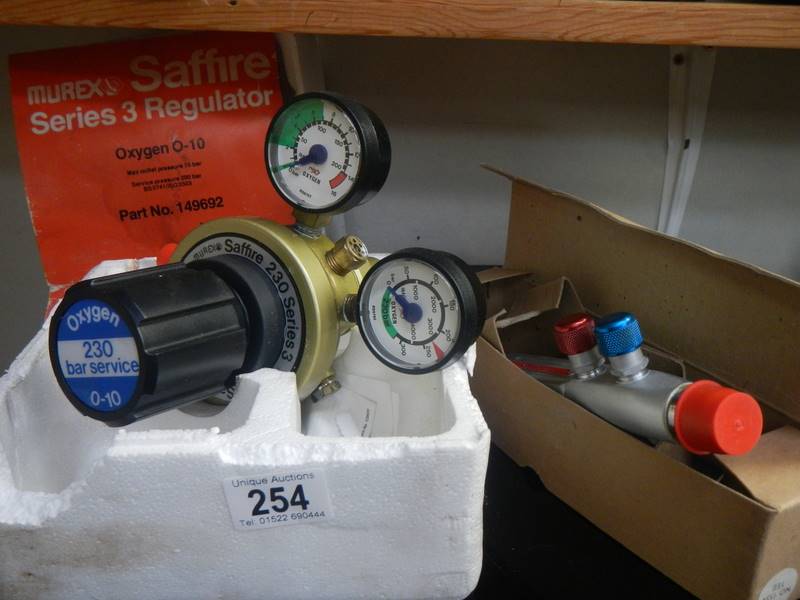 Saffire 2 regulator oxygen